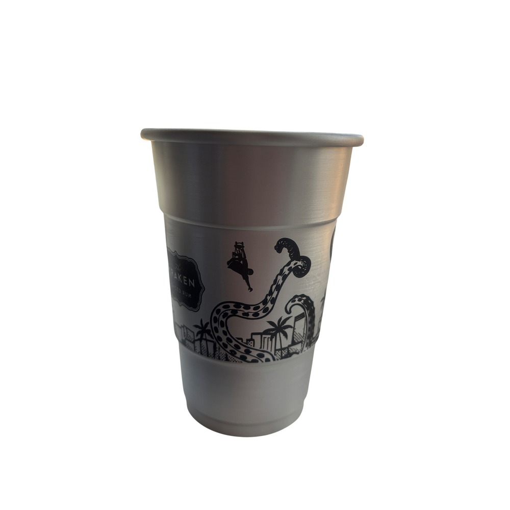 Set of‎ 4 Kraken Spiced Rum Nor Cal X-Games Metal Cup Collectible Promo Tumbler